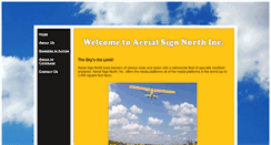 Desktop Screenshot of aerialsignnorth.com